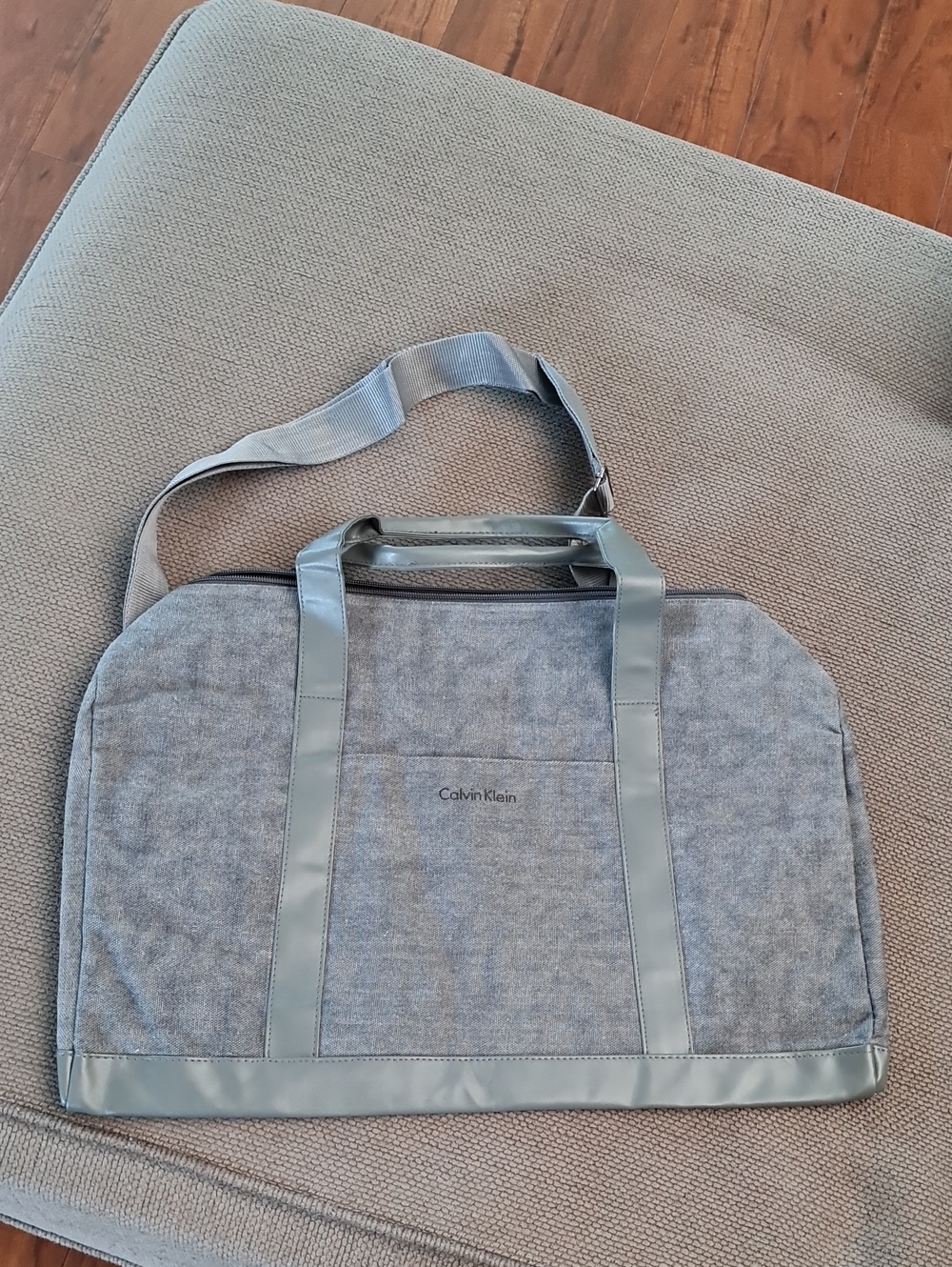 Calvin Klein Gray Men's Duffle Weekend Bag